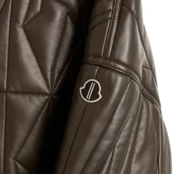 Rick Owens x Moncler Geocamo Cropped Leather Jacket