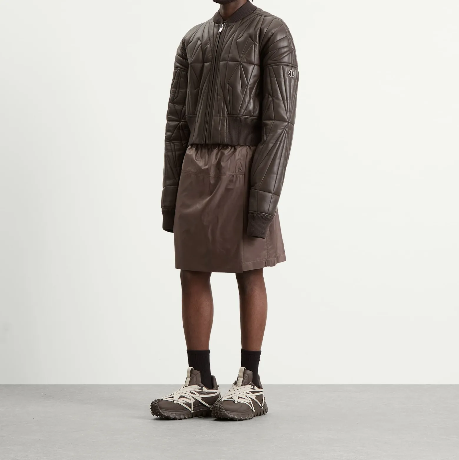 Rick Owens x Moncler Kiltshorts Drawstring Shorts