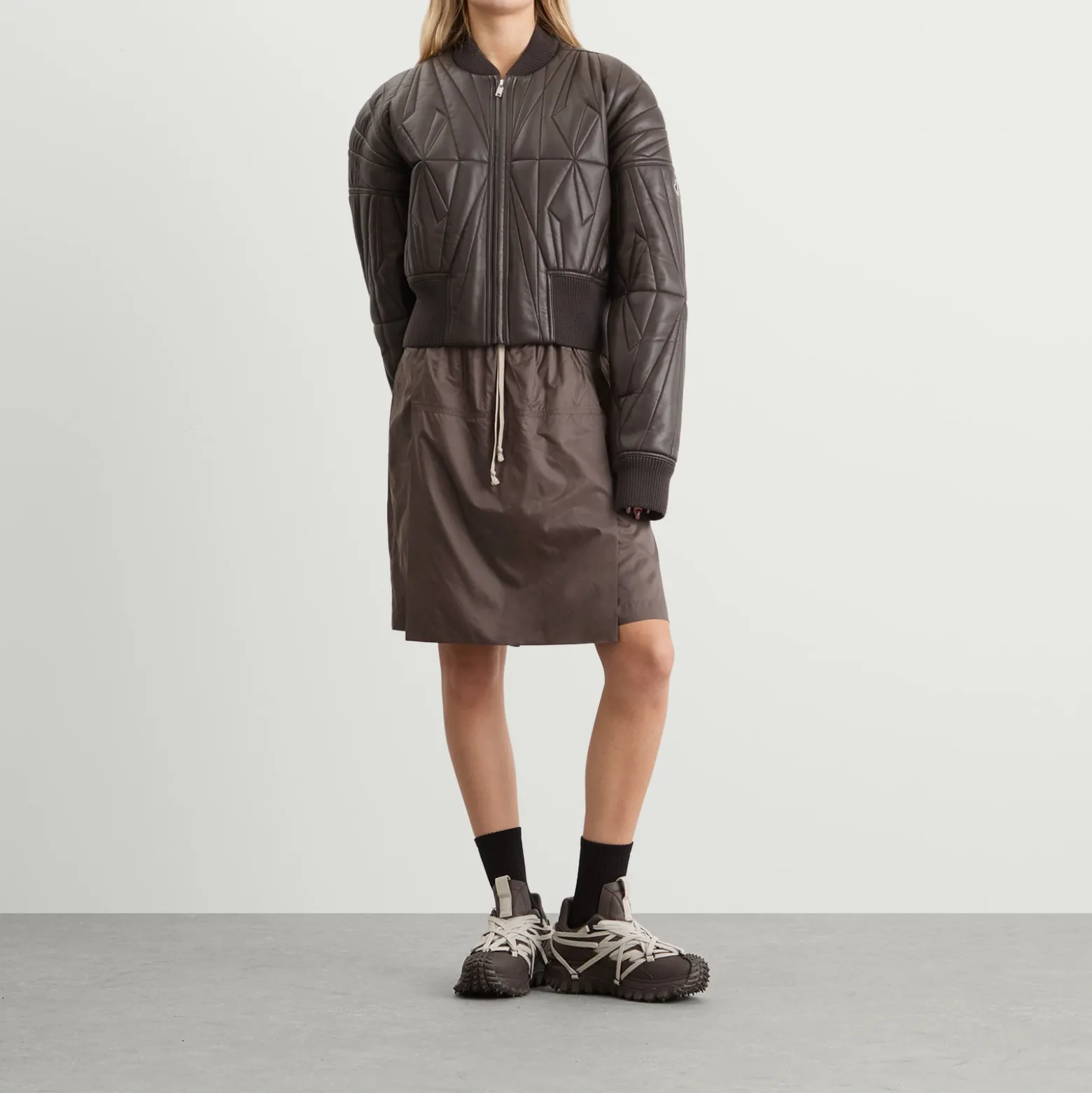 Rick Owens x Moncler Kiltshorts Drawstring Shorts