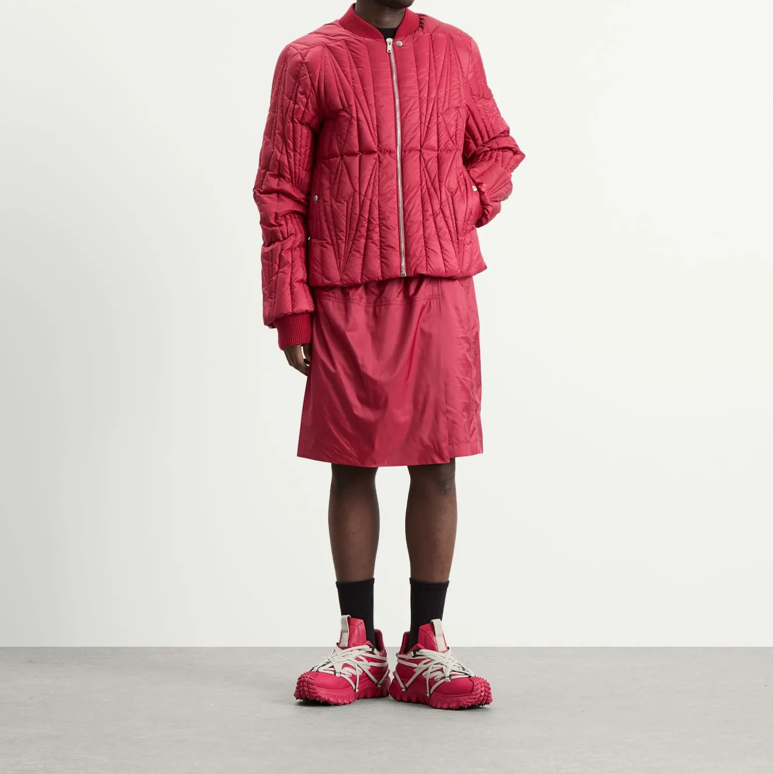 Rick Owens x Moncler Kiltshorts Drawstring Shorts