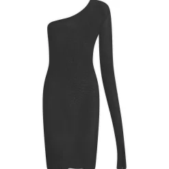 Rick Owens Ziggy One Shoulder Mini Dress