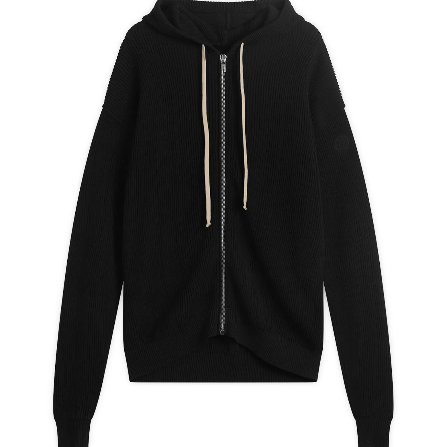 Rick Owens Zip Knitted Hoodie