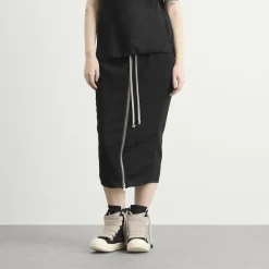 Rick Owens Zipped Short Pillar Skirt