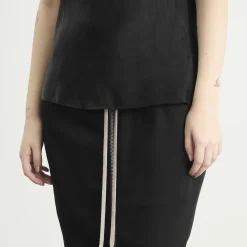 Rick Owens Zipped Short Pillar Skirt