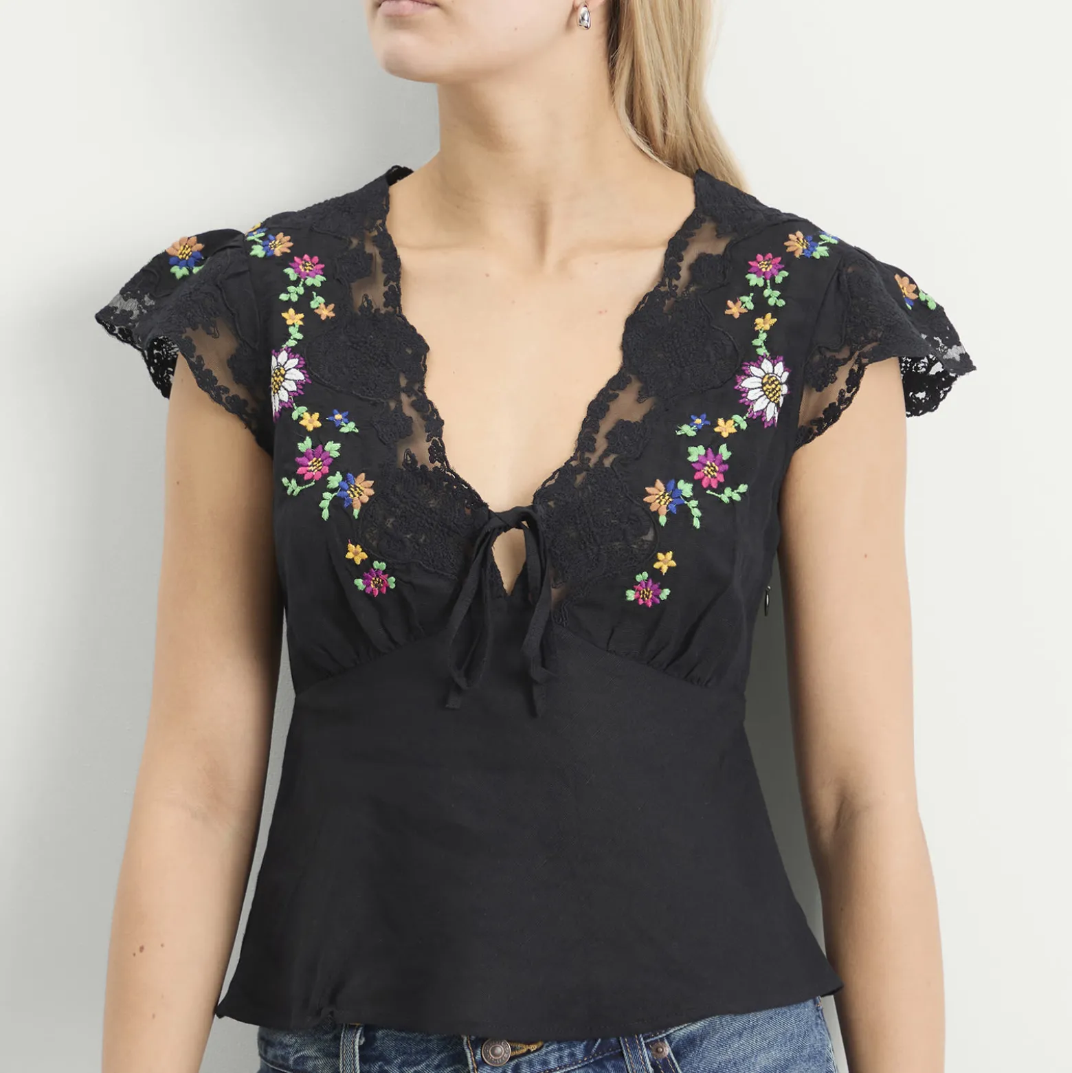 RIXO Elaine Top