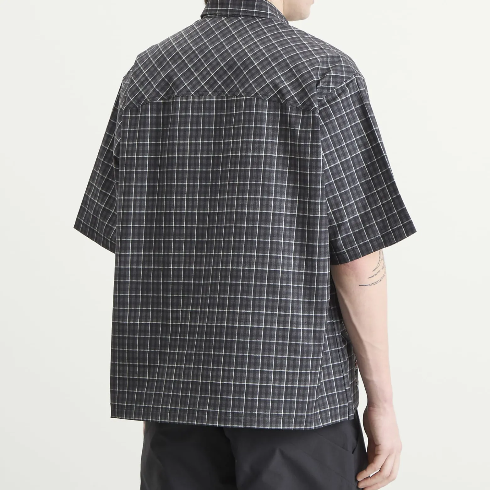 ROA Aair Floweave Printed Check Short Sleeve Shirt