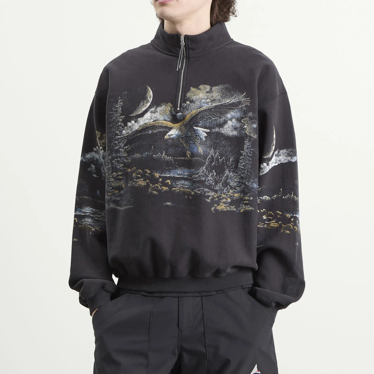 ROA Fai Half Zip Sweatshirt
