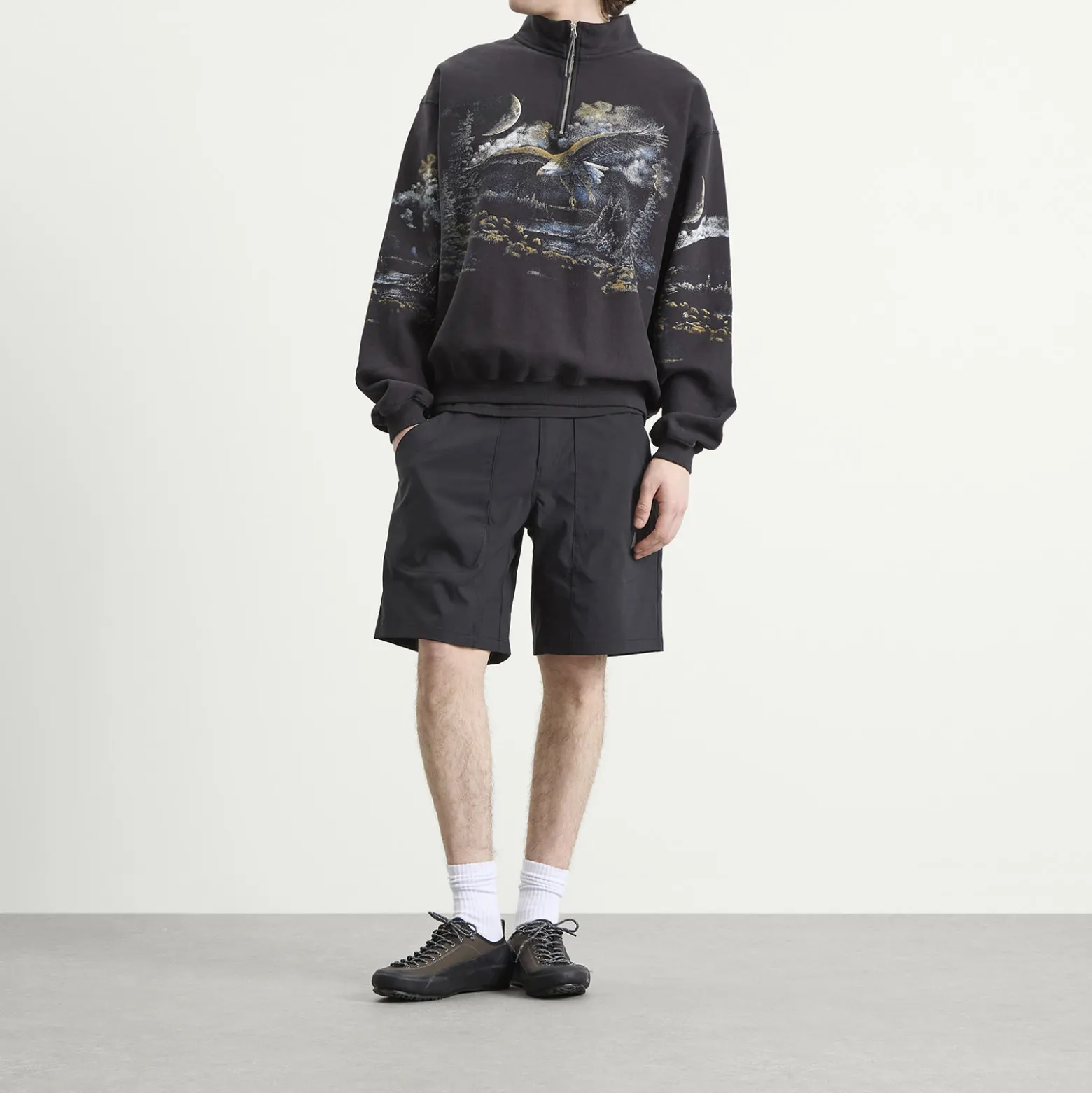 ROA Fai Half Zip Sweatshirt