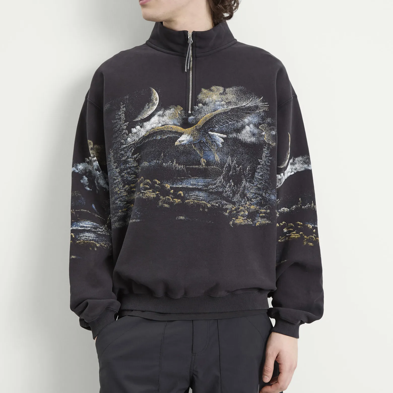 ROA Fai Half Zip Sweatshirt