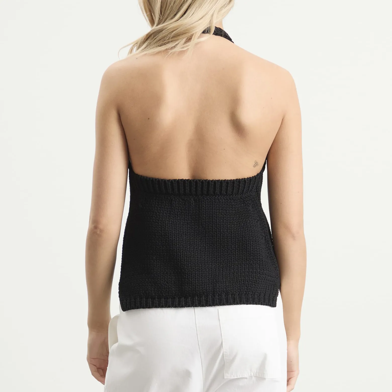 Rohe Chunky knit halter top