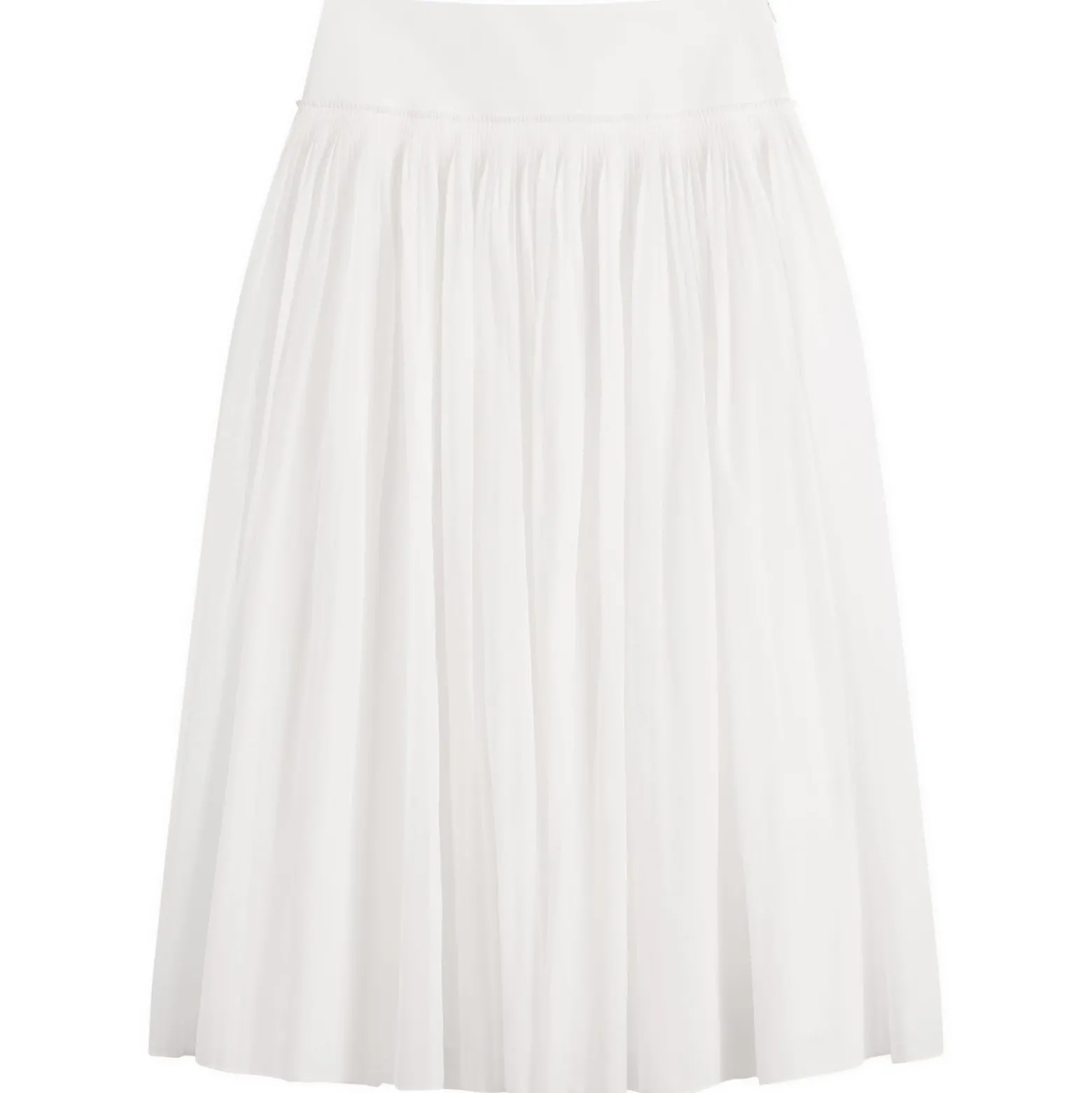 Rohe Pleated cotton muslin skirt