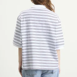 Rohe Striped oversized polo