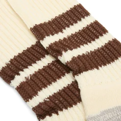 Rototo Coarse Ribbed Old School Crew Sock