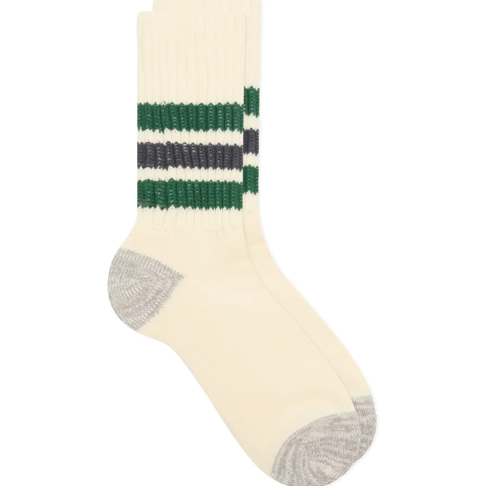 RoToTo Coarse Ribbed Old School Crew Socks