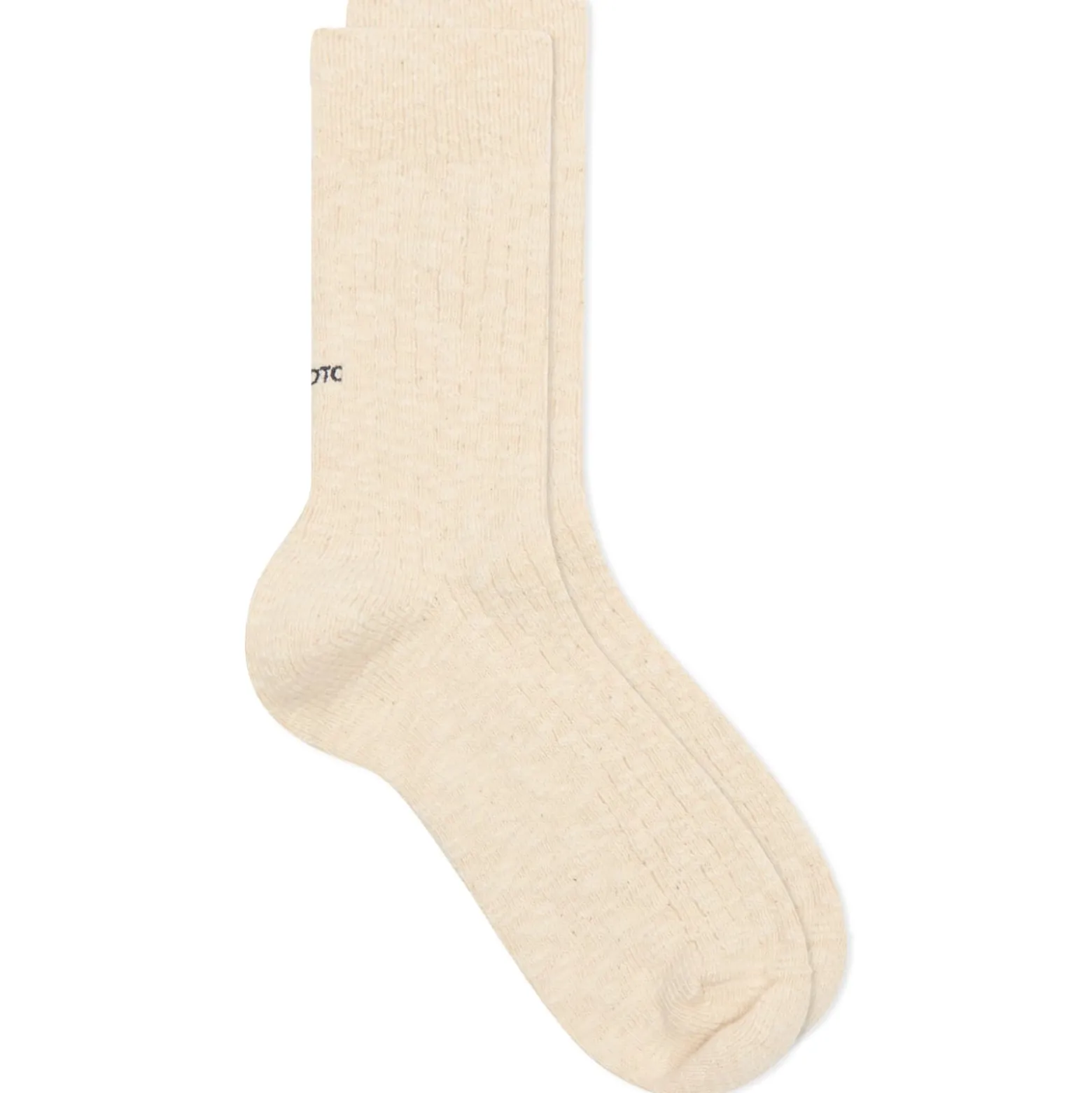 RoToTo Organic Cotton Slub Crew Sock