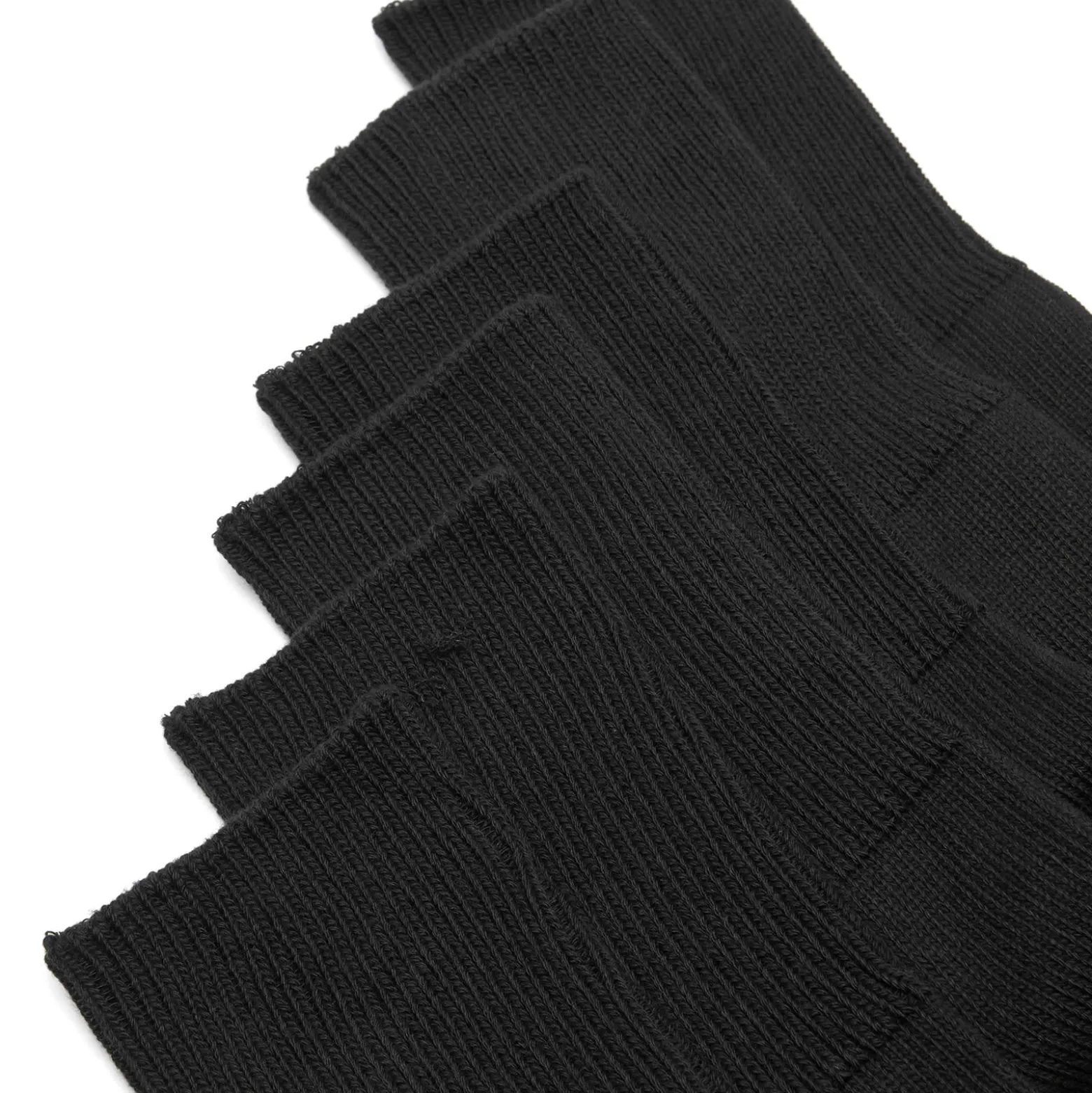 RoToTo Organic Daily Ribbed Crew Sock - 3 Pack