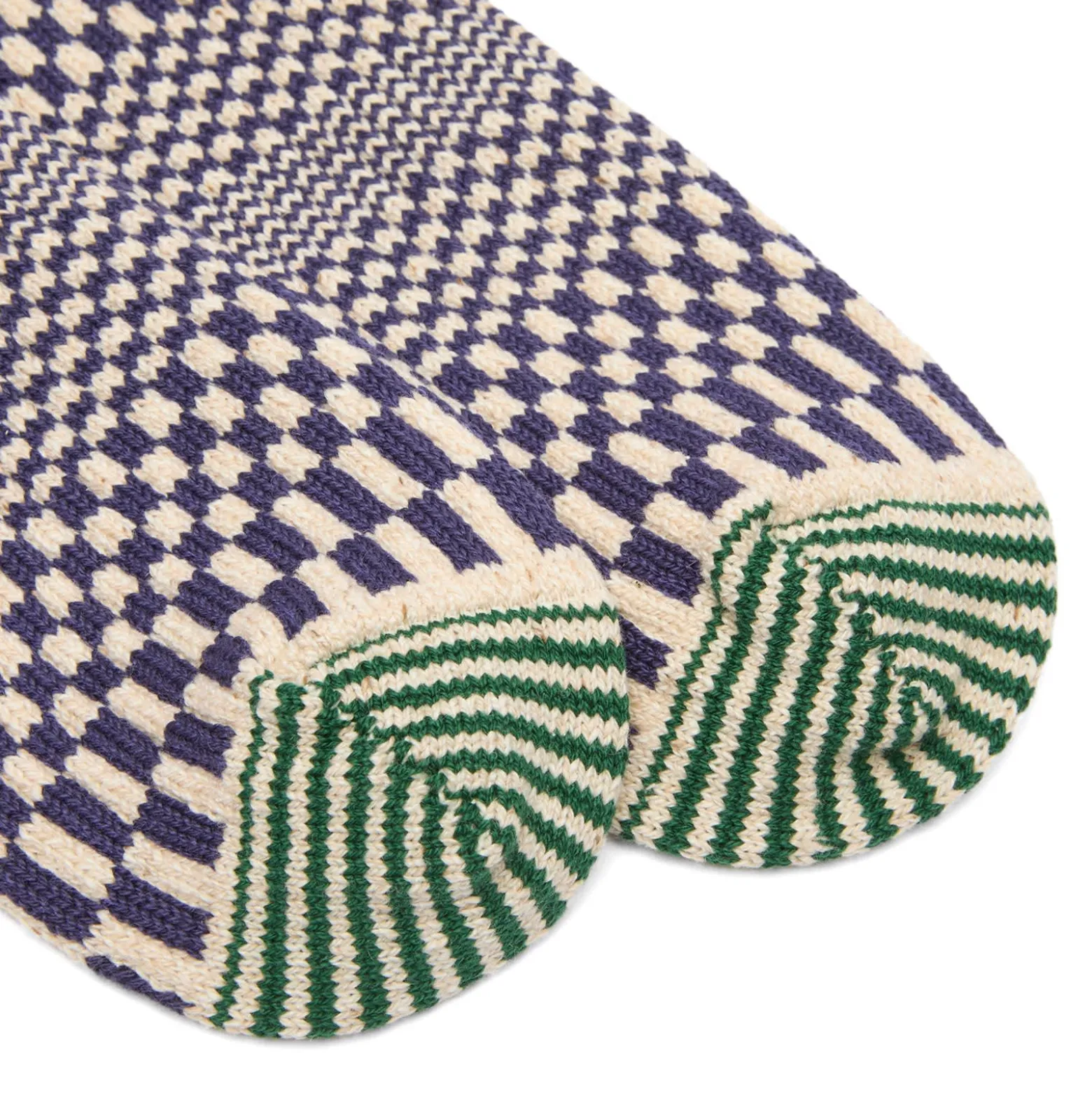 RoToTo Warped Checker Crew Sock