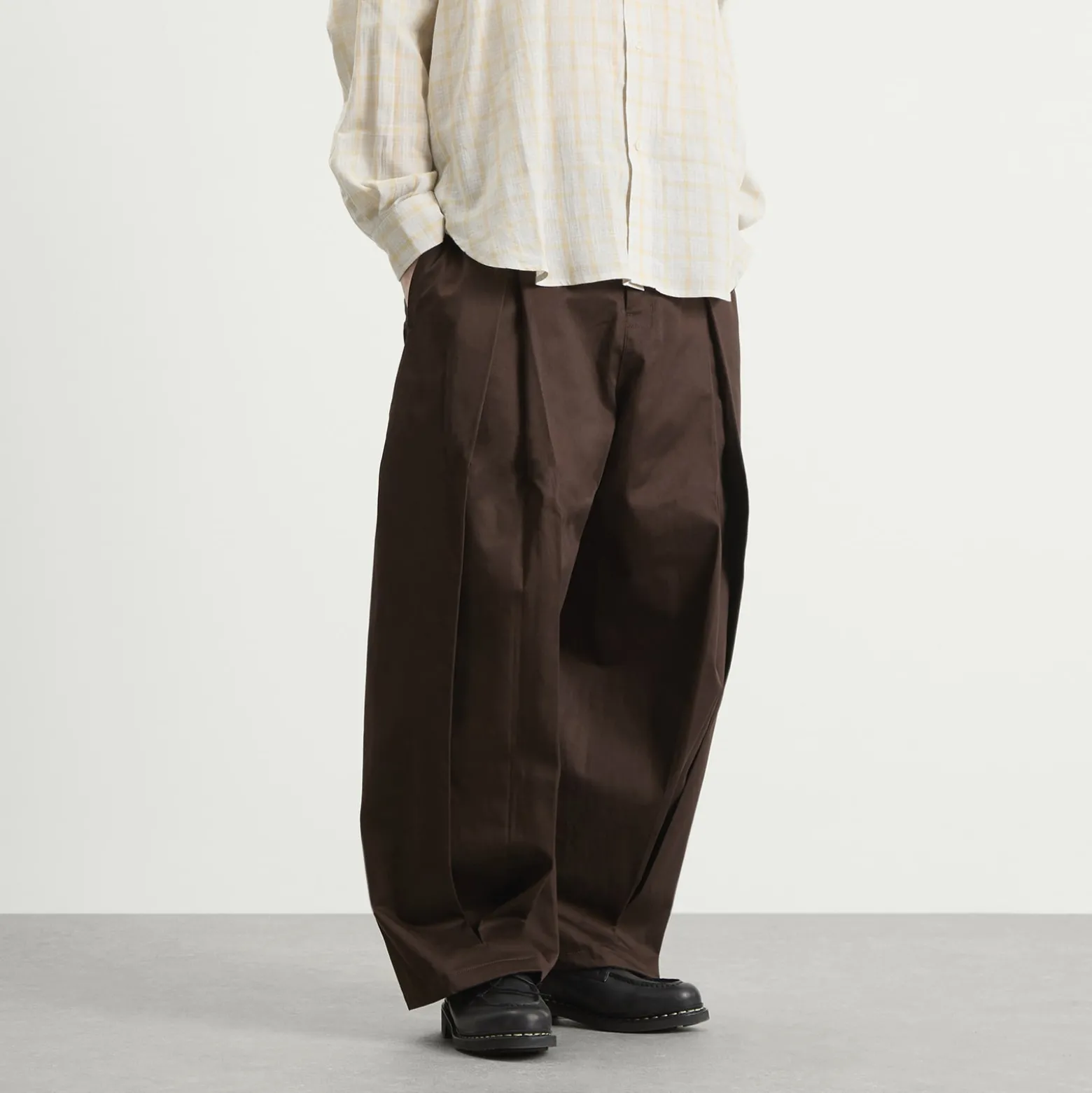 Sage Nation Box Pleat Trouser