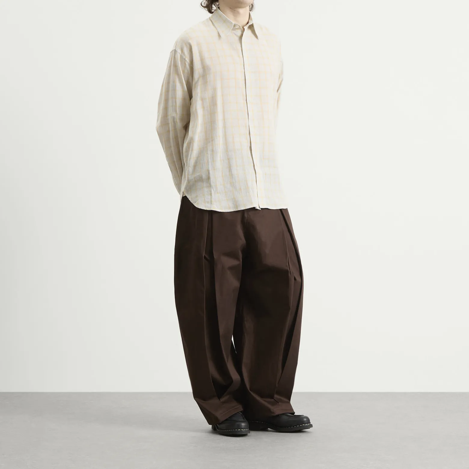 Sage Nation Box Pleat Trouser