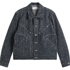 Sage Nation Needle Punch Denim Jiji Jacket