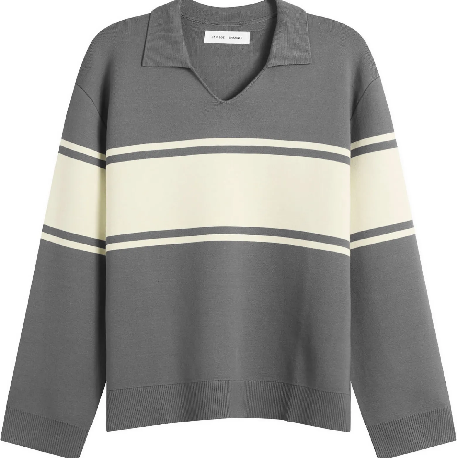 Samsøe Samsøe Saanne Long Sleeve Polo Top