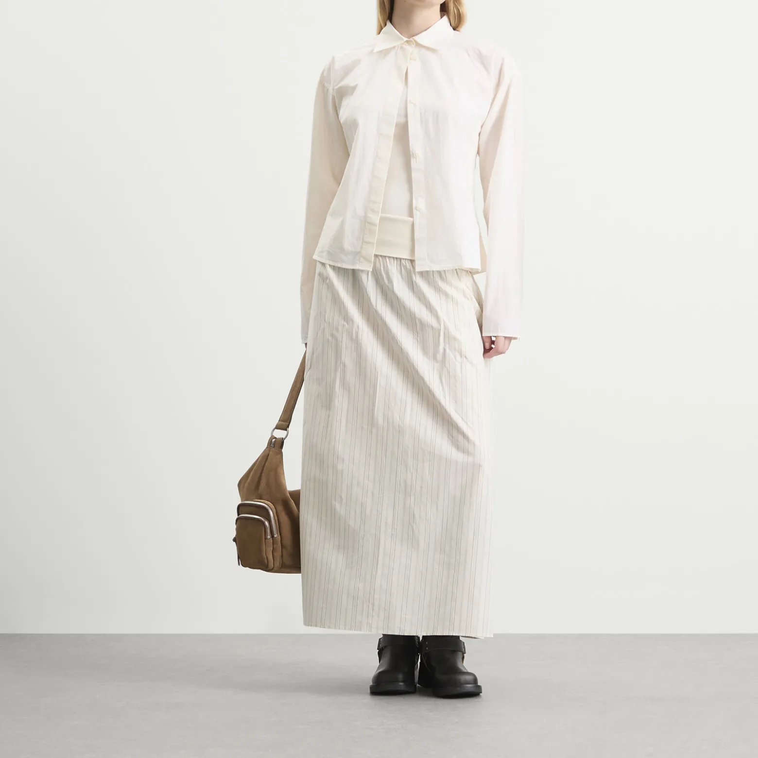Samsøe Samsøe Sathea Pleated Midi Skirt