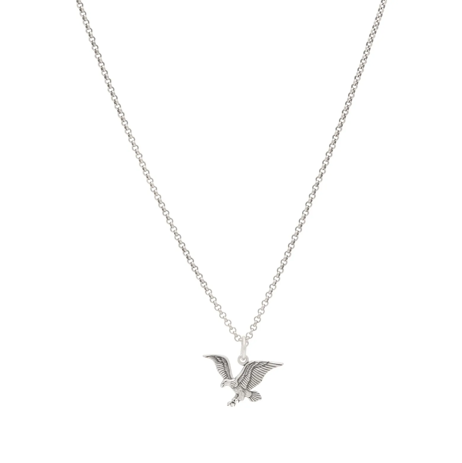 Serge DeNimes Silver Eagle Necklace