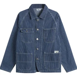 Service Works Pinstripe Denim Coverall Jacket