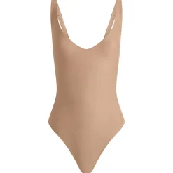Skims Body Core Sculpt Plunge Thong Bodysuit