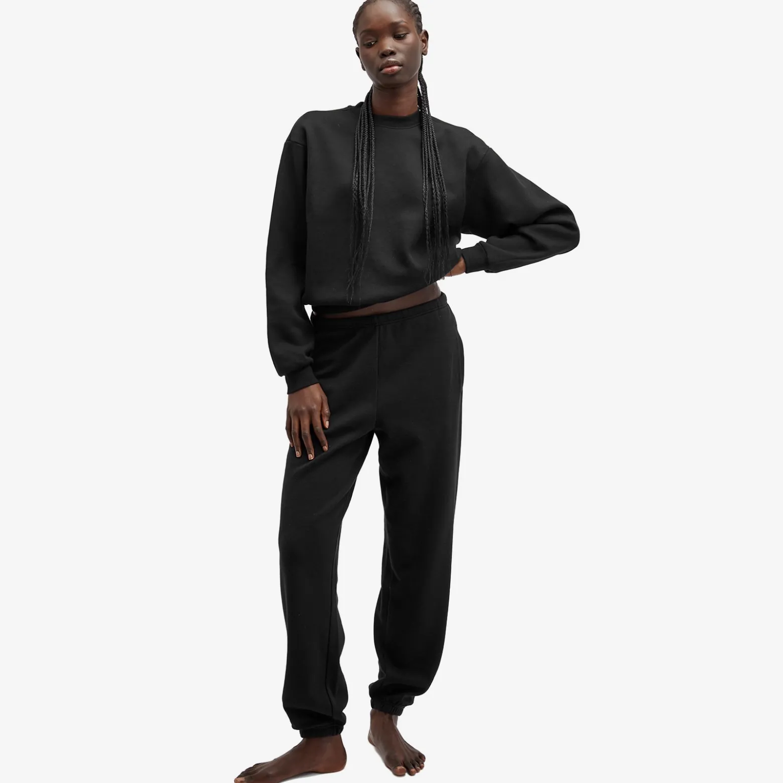 SKIMS Cotton Fleece Classic Crew Sweat
