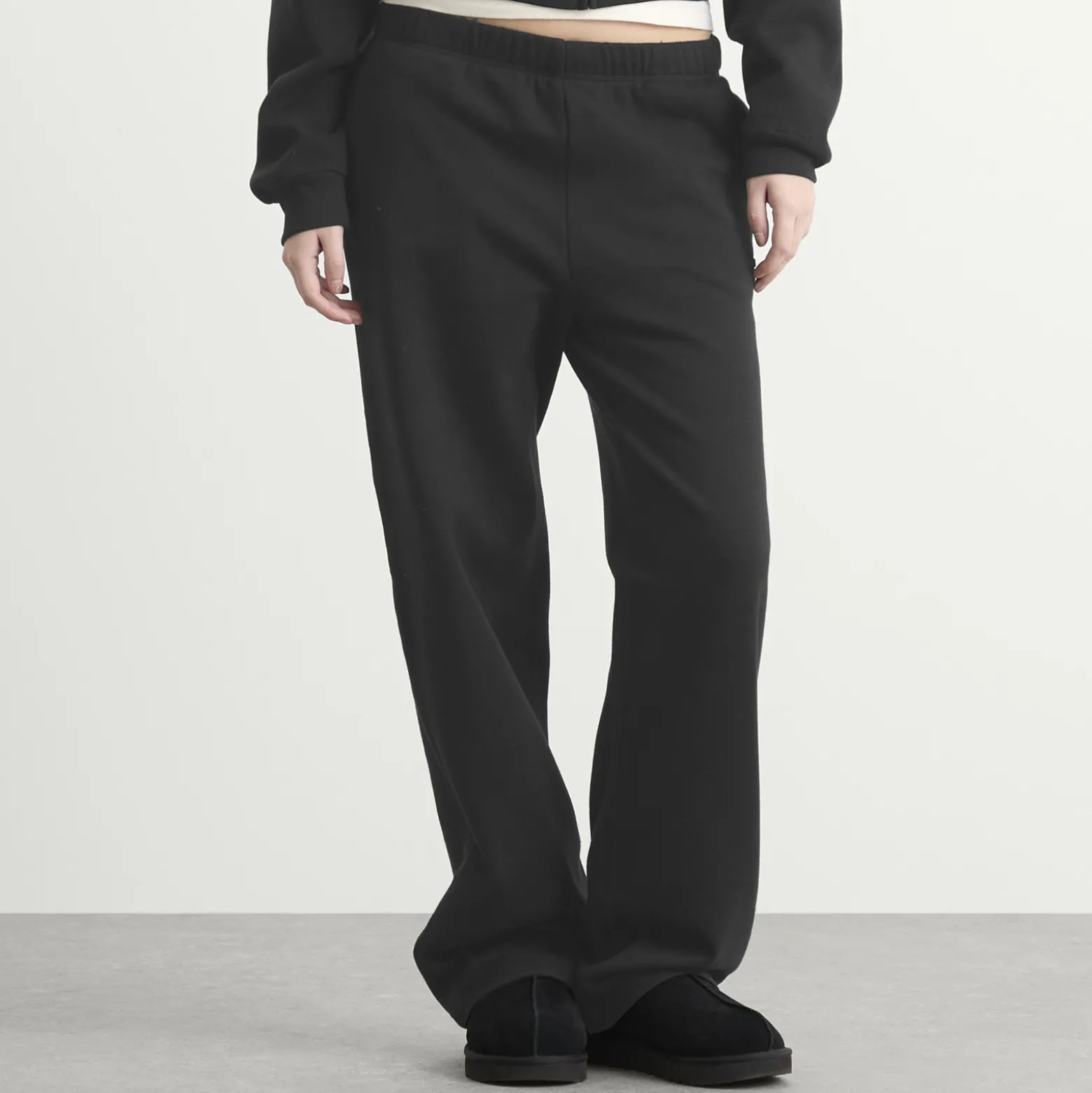 SKIMS Cotton Fleece Classic Straight Leg Pant