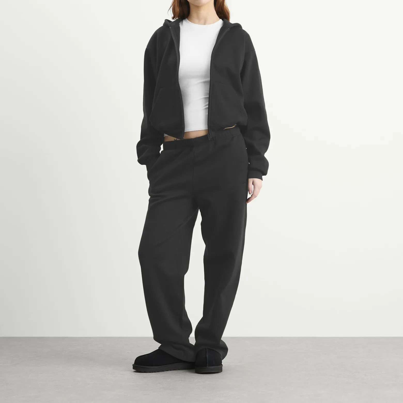 SKIMS Cotton Fleece Classic Straight Leg Pant