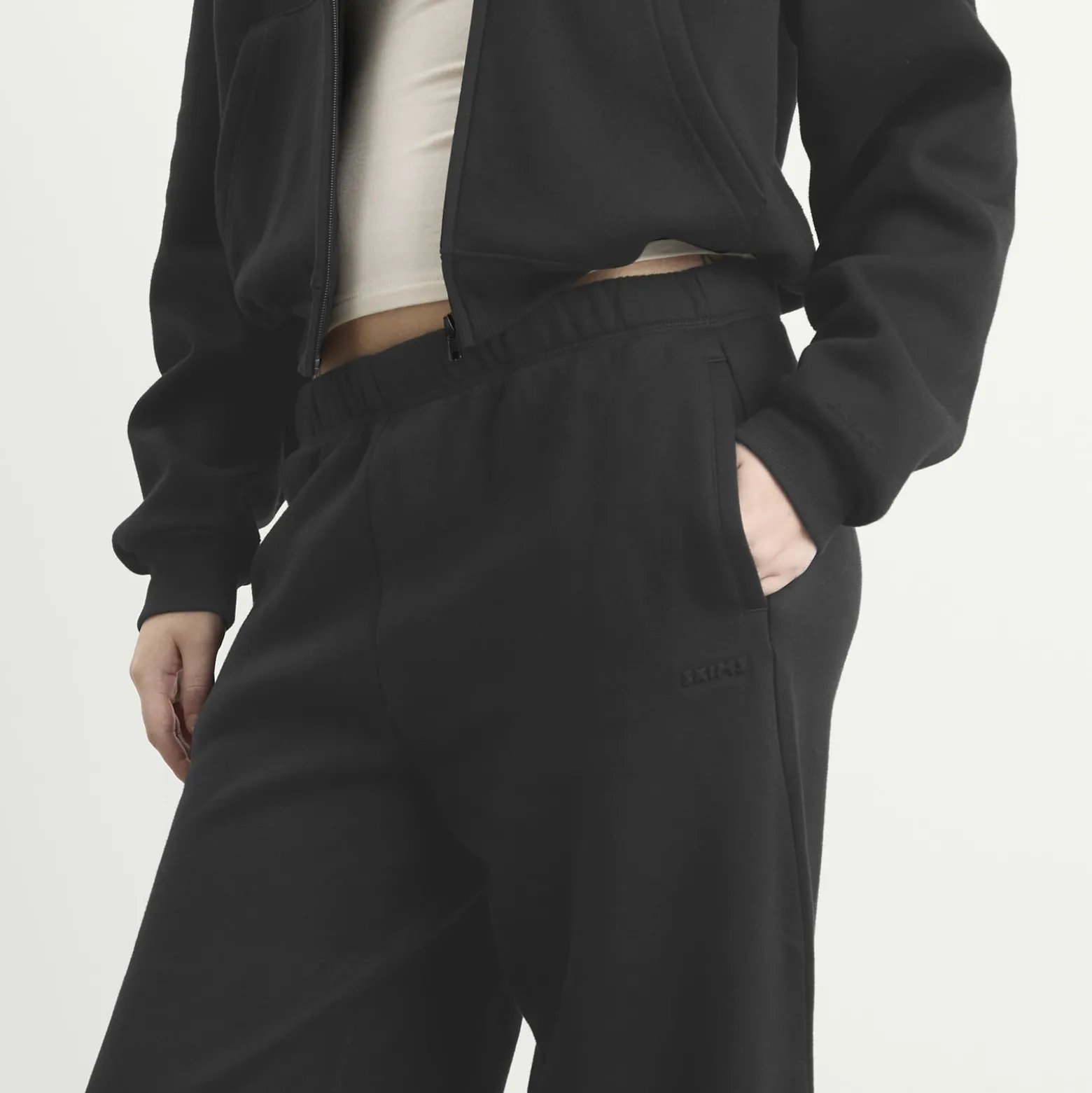 SKIMS Cotton Fleece Classic Straight Leg Pant
