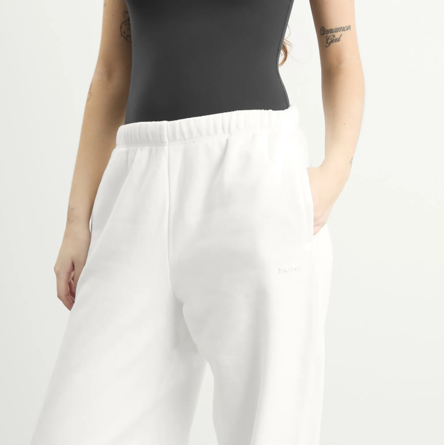 SKIMS Cotton Fleece Classic Straight Leg Pants