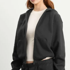 SKIMS Cotton Fleece Classic Zip Up Hoodie
