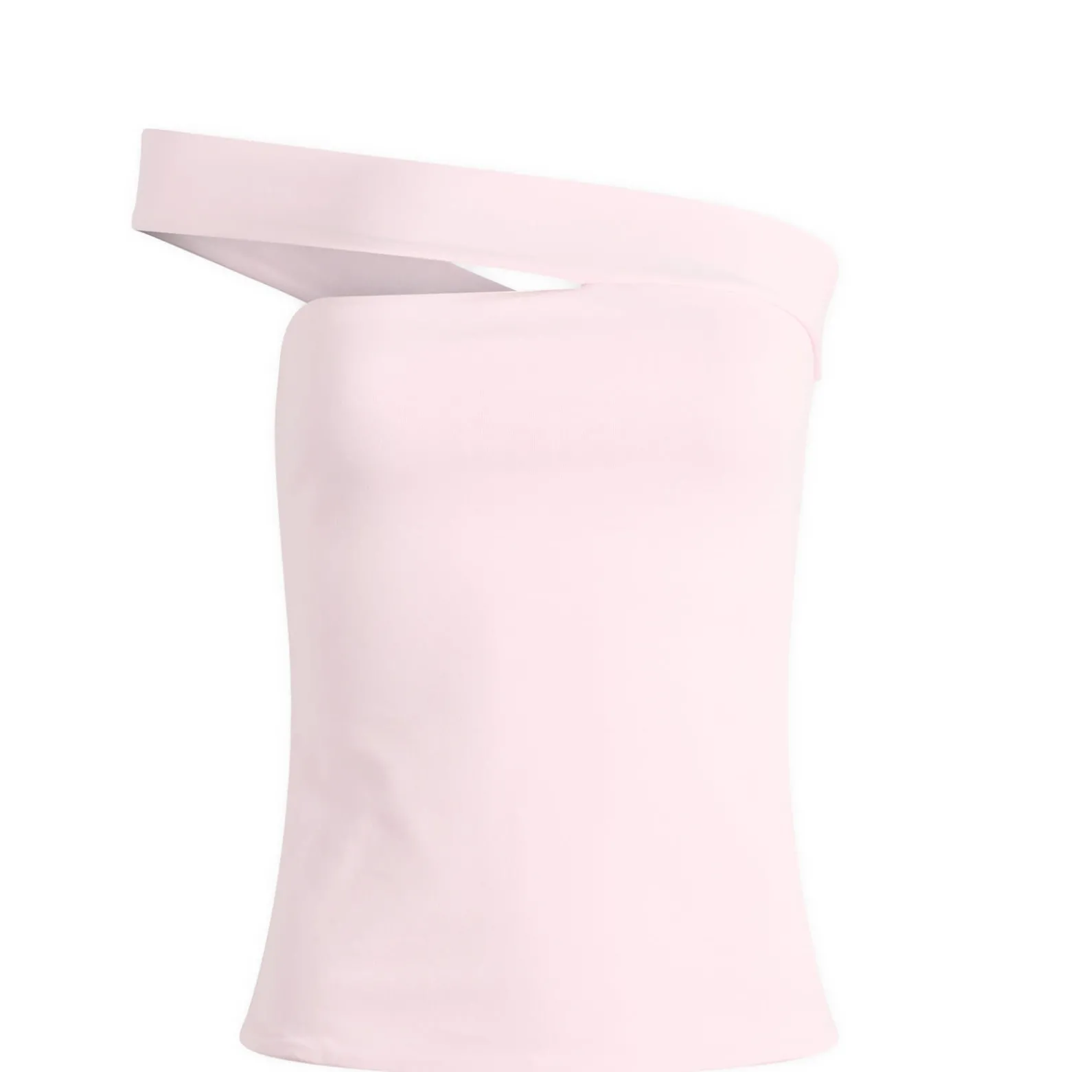 SKIMS Cotton Jersey One Shoulder Top