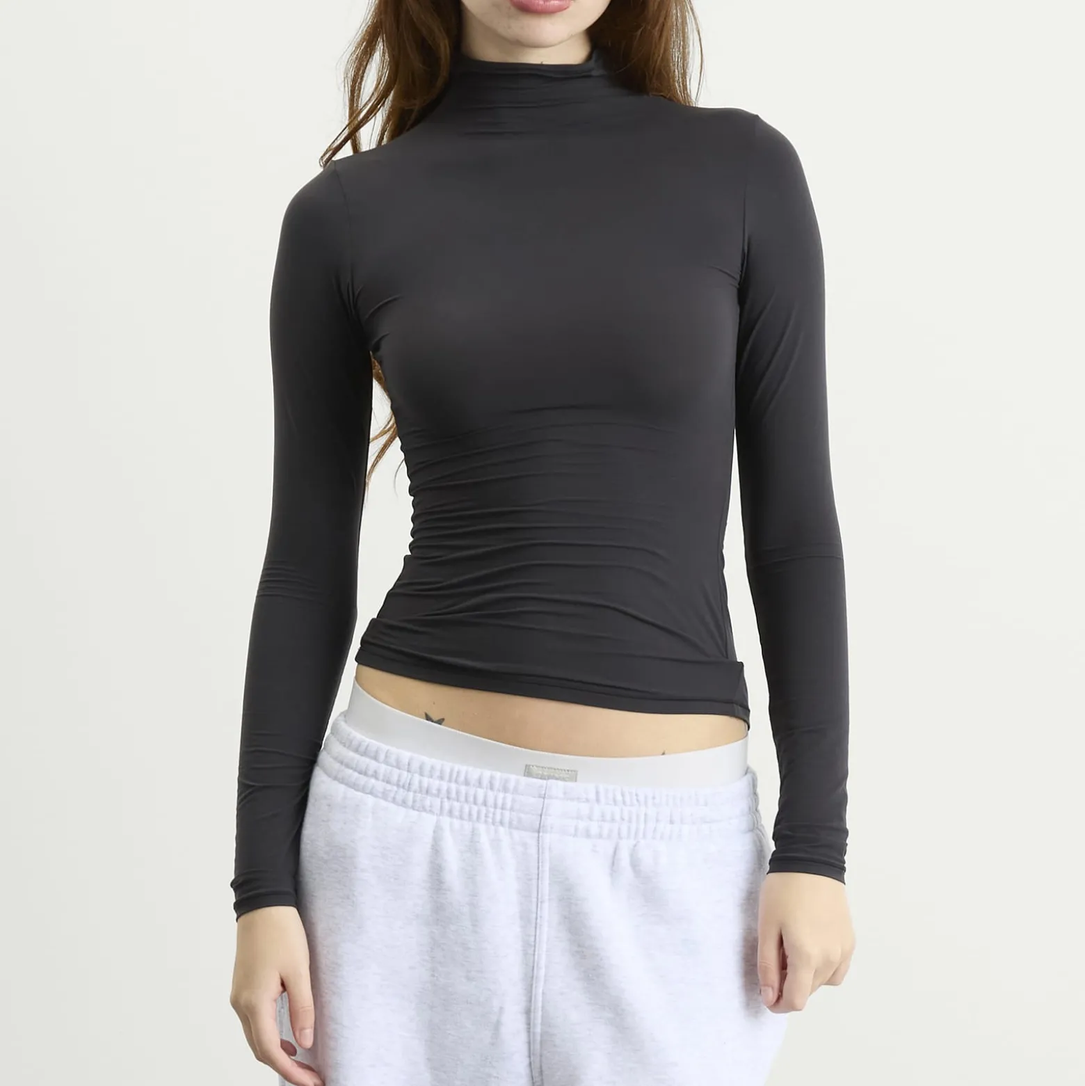 SKIMS Fits Everybody Long Sleeve High Neck Top