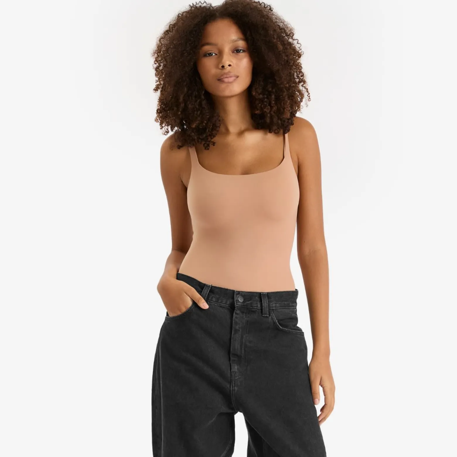 SKIMS Fits Everybody Square Neck Bodysuit