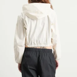 SKIMS Sateen Crop Zip Up Jacket