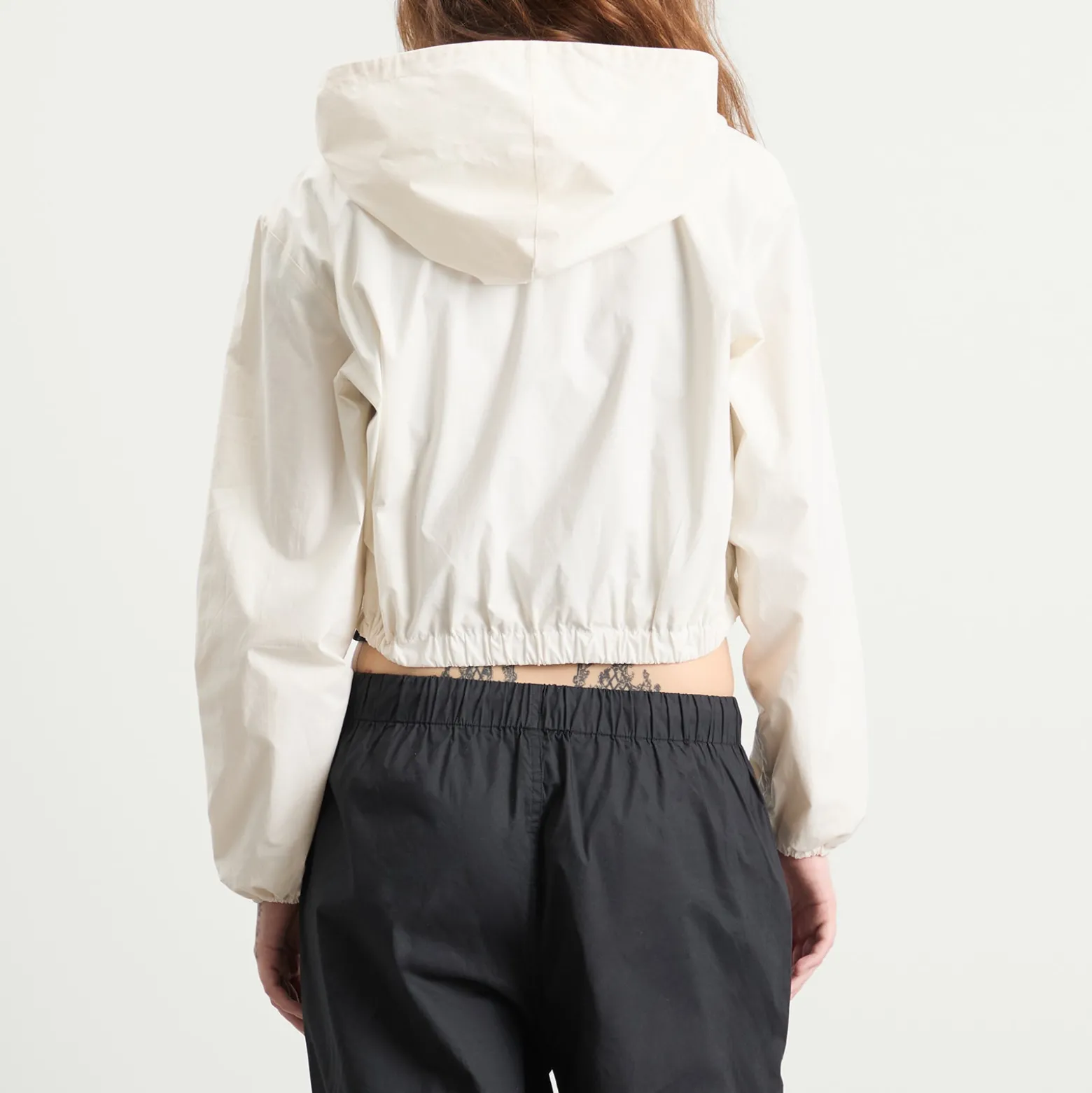 SKIMS Sateen Crop Zip Up Jacket