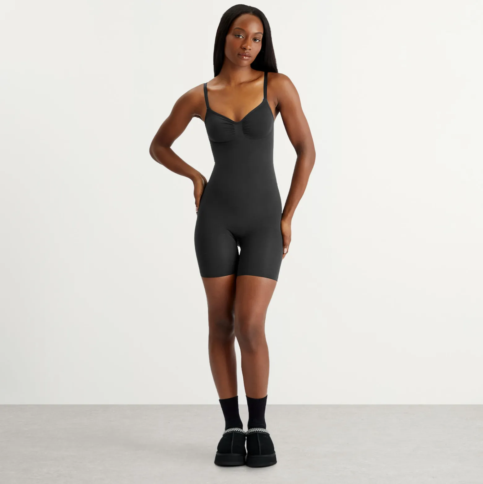 SKIMS Seamless Sculpt Bodysuit Mid-Thigh