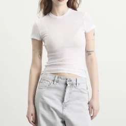 SKIMS Sheer Cotton Crewneck Standard T-Shirt