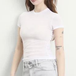 SKIMS Sheer Cotton Crewneck Standard T-Shirt