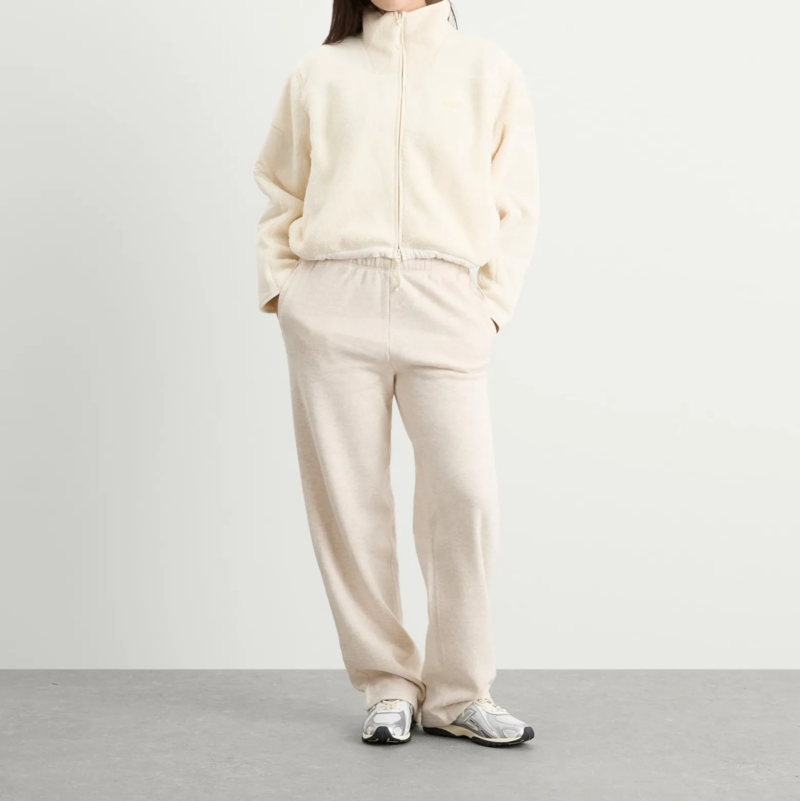 SKIMS Teddy Sherpa Zip Up