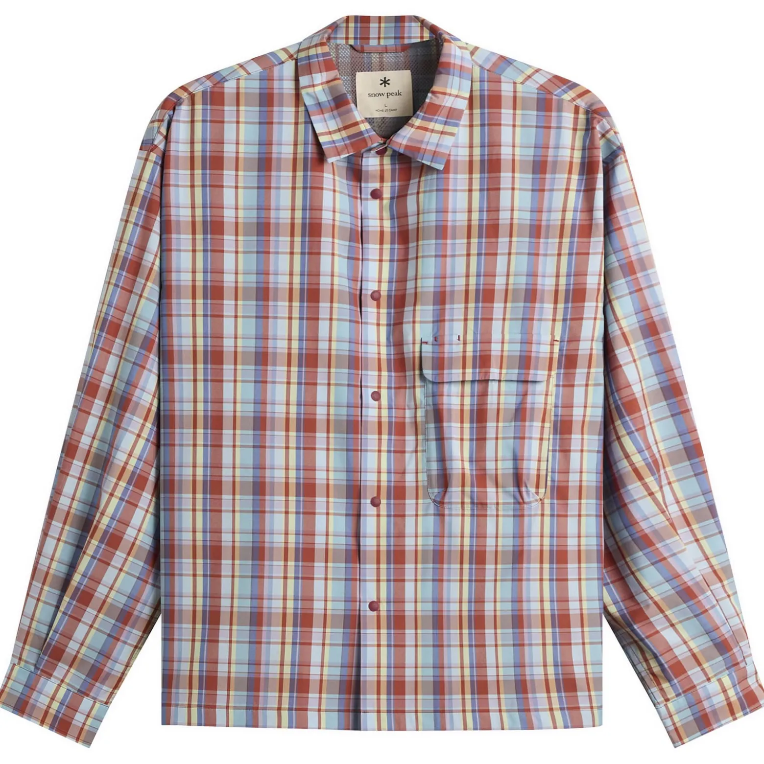 Snow Peak Fade Check Breezy Shirt