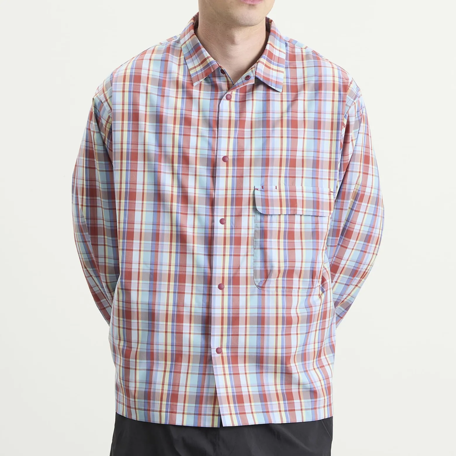 Snow Peak Fade Check Breezy Shirt