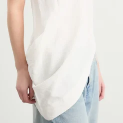 ST. Agni Cloud Asymm Drape Top