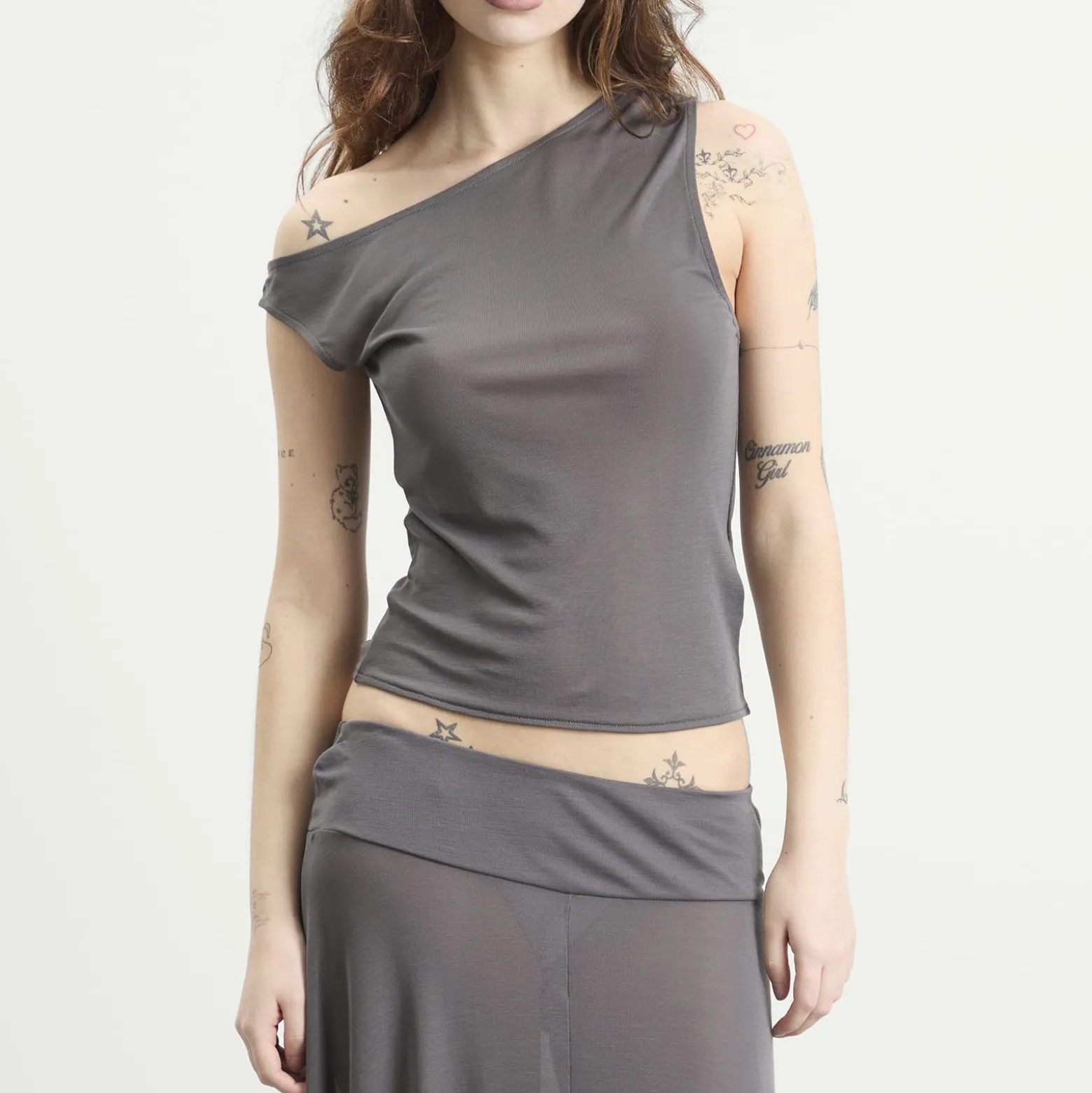 St. Agni Fine Jersey Asymm Top