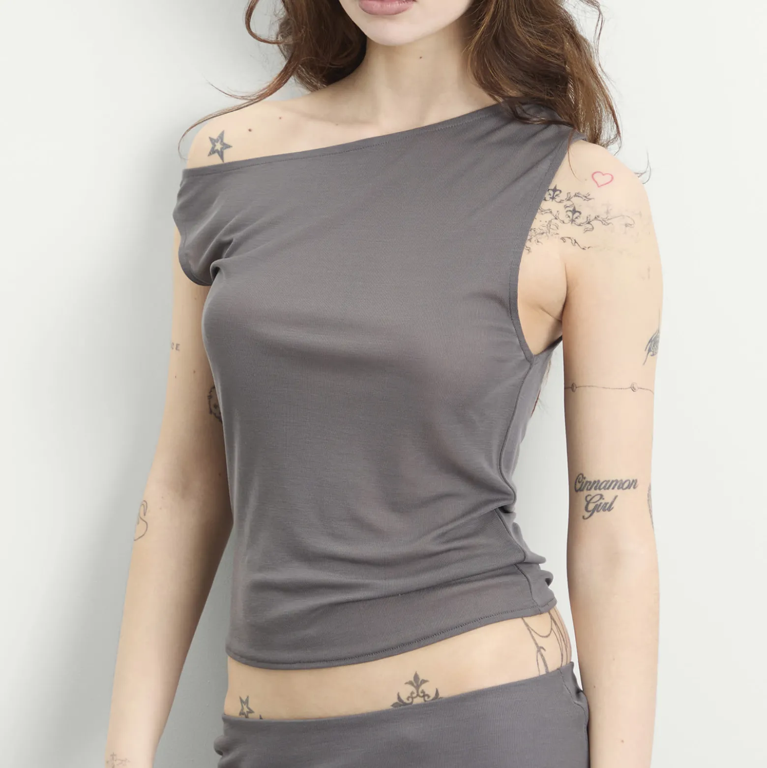 St. Agni Fine Jersey Asymm Top