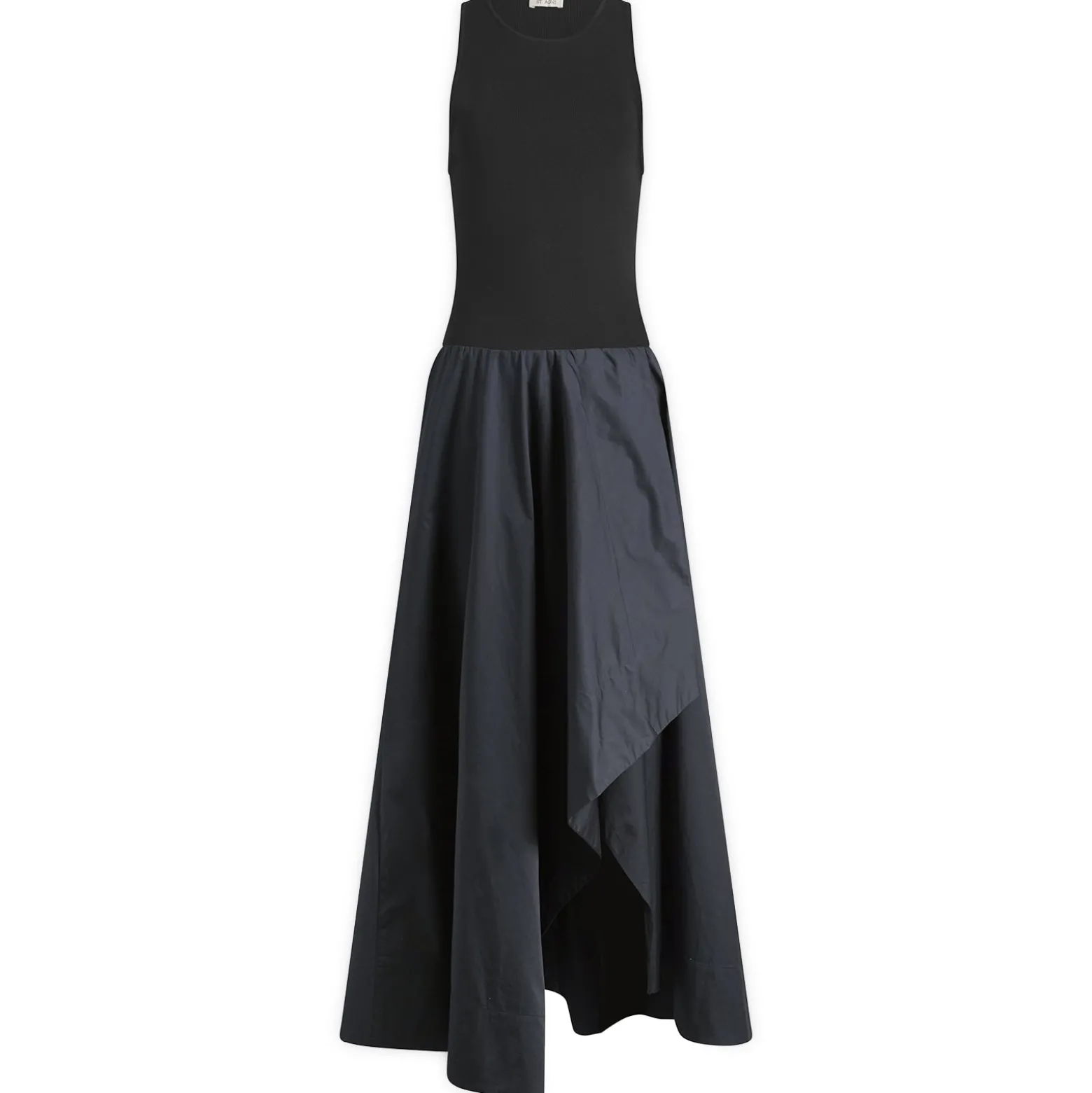 ST. Agni Knit Bodice Asymm Dress